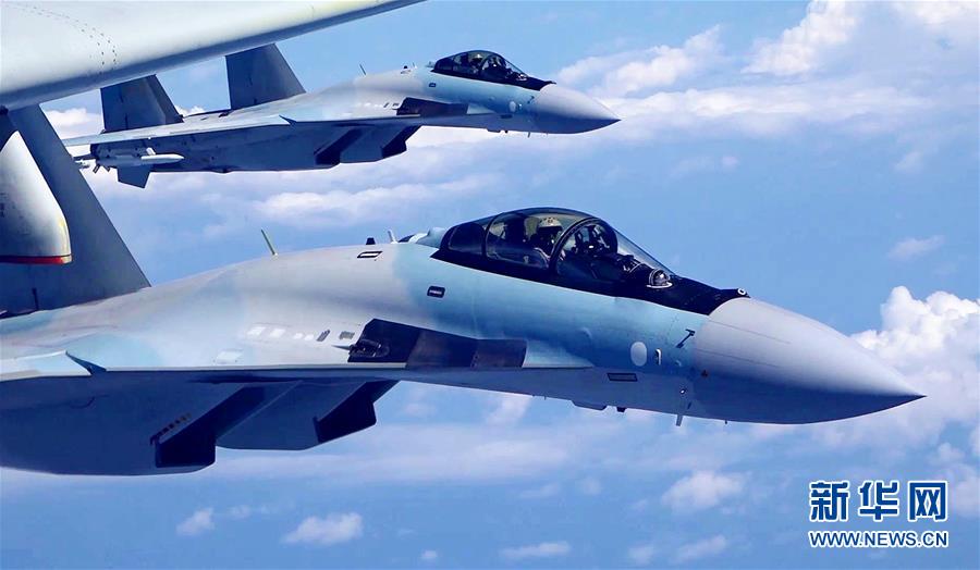 （圖文互動）（2）空軍發(fā)布宣傳片展現(xiàn)殲-20、蘇-35、轟-6K海上新航跡