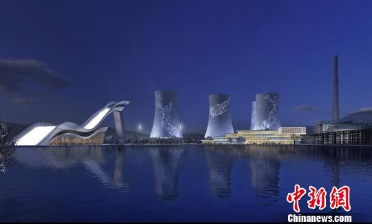 按照規(guī)劃，位于首鋼園區(qū)內的滑雪大跳臺建成后將成為世界首例永久保留和使用的單板大跳臺場地。圖為單板大跳臺建成后的效果圖。冬奧組委供圖